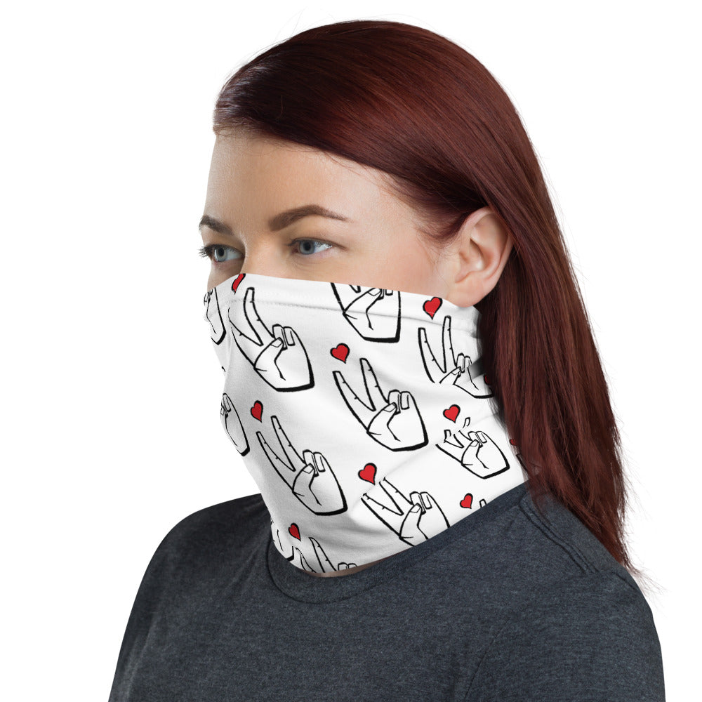 LoveAbove Neck Gaiter (WHT)