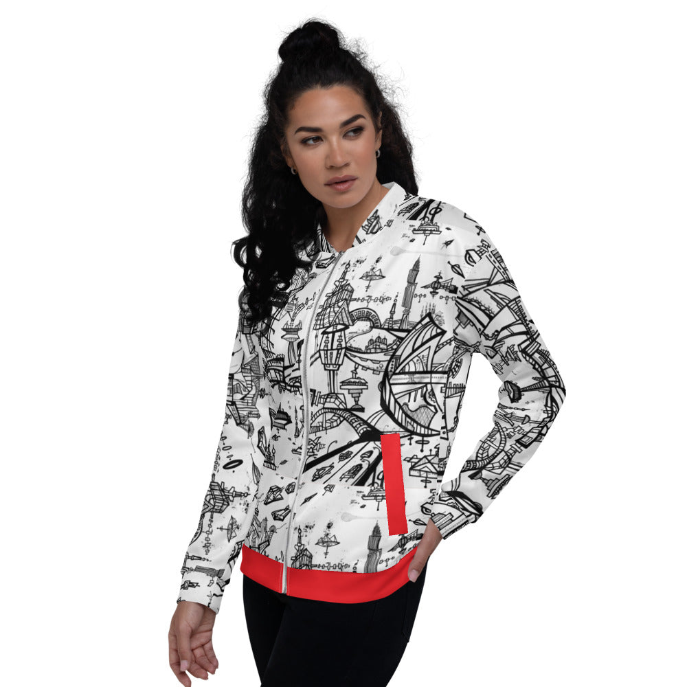 SuperFuture Rauthentic ArtWear Unisex Bomber Jacket