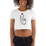 LoveAbove Crop Tee (blk)