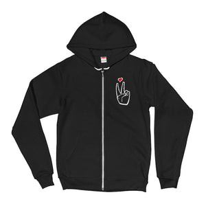 LoveAbove  Zip Hoodie frt/bck