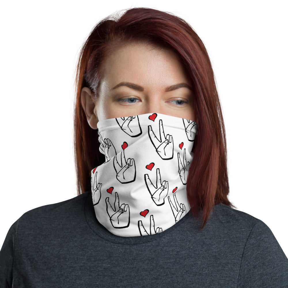 LoveAbove Neck Gaiter (WHT)
