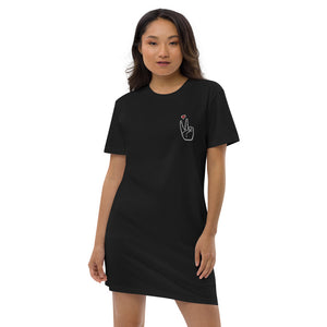 LoveAbove t-shirt dress Embroidered