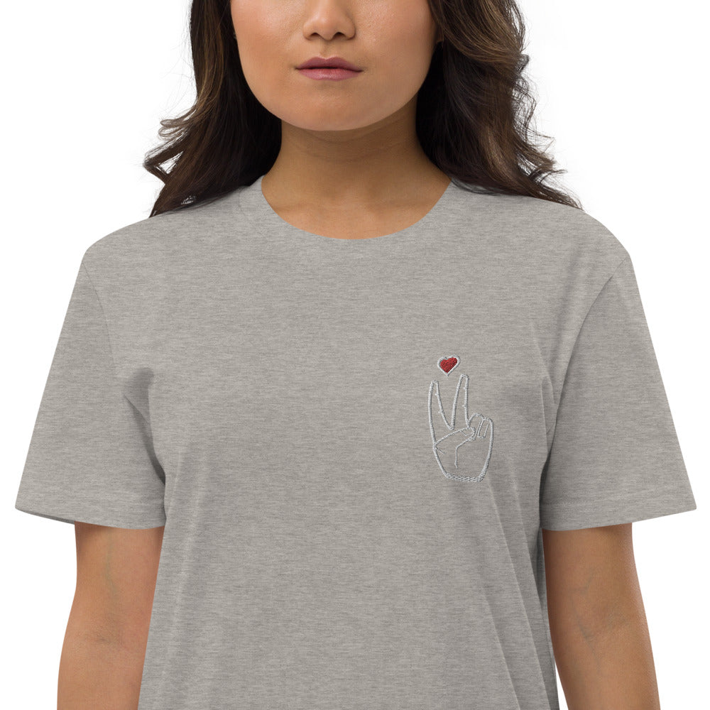 LoveAbove t-shirt dress Embroidered