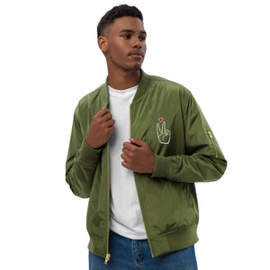 Love Above bomber jacket
