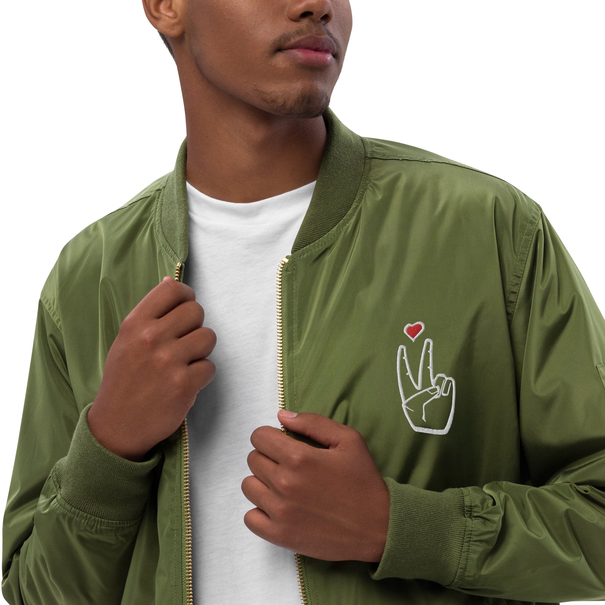 Love Above bomber jacket