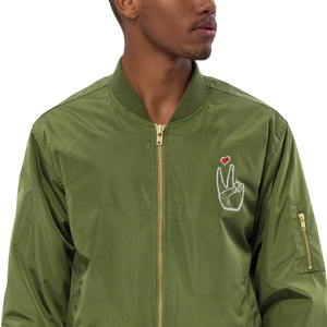 Love Above bomber jacket