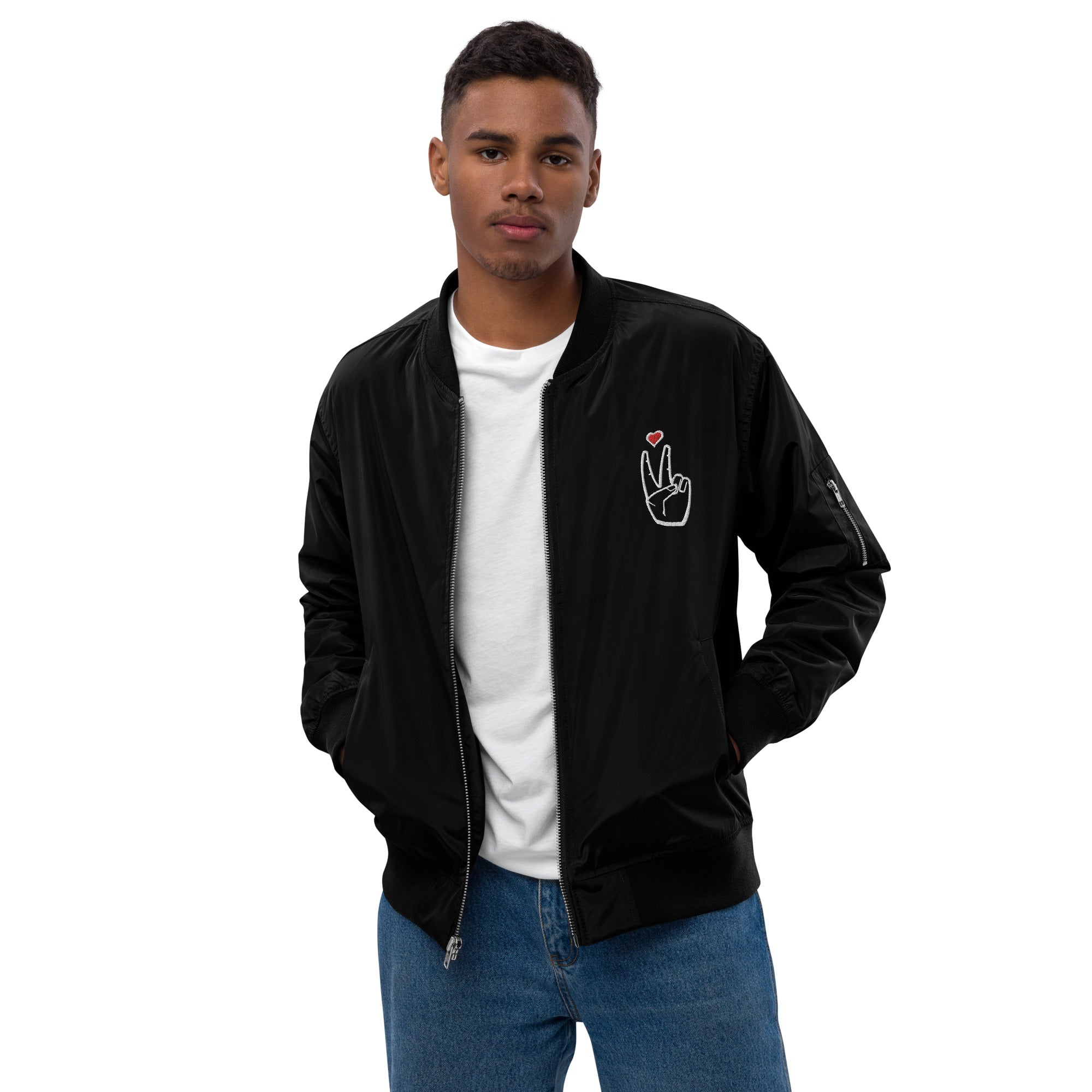 Love Above bomber jacket