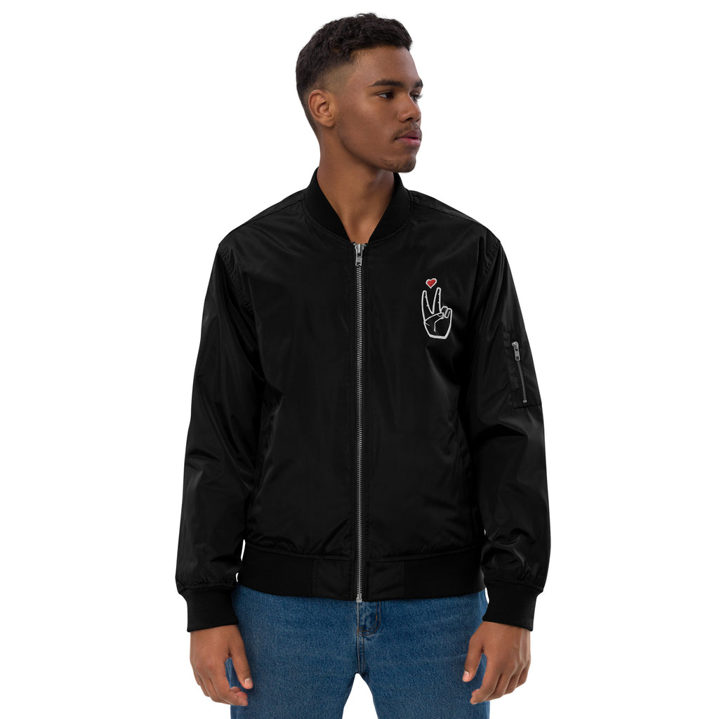 Love Above bomber jacket