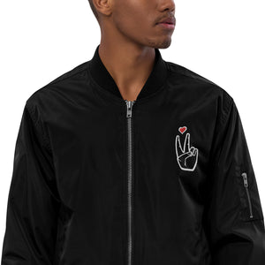 Love Above bomber jacket