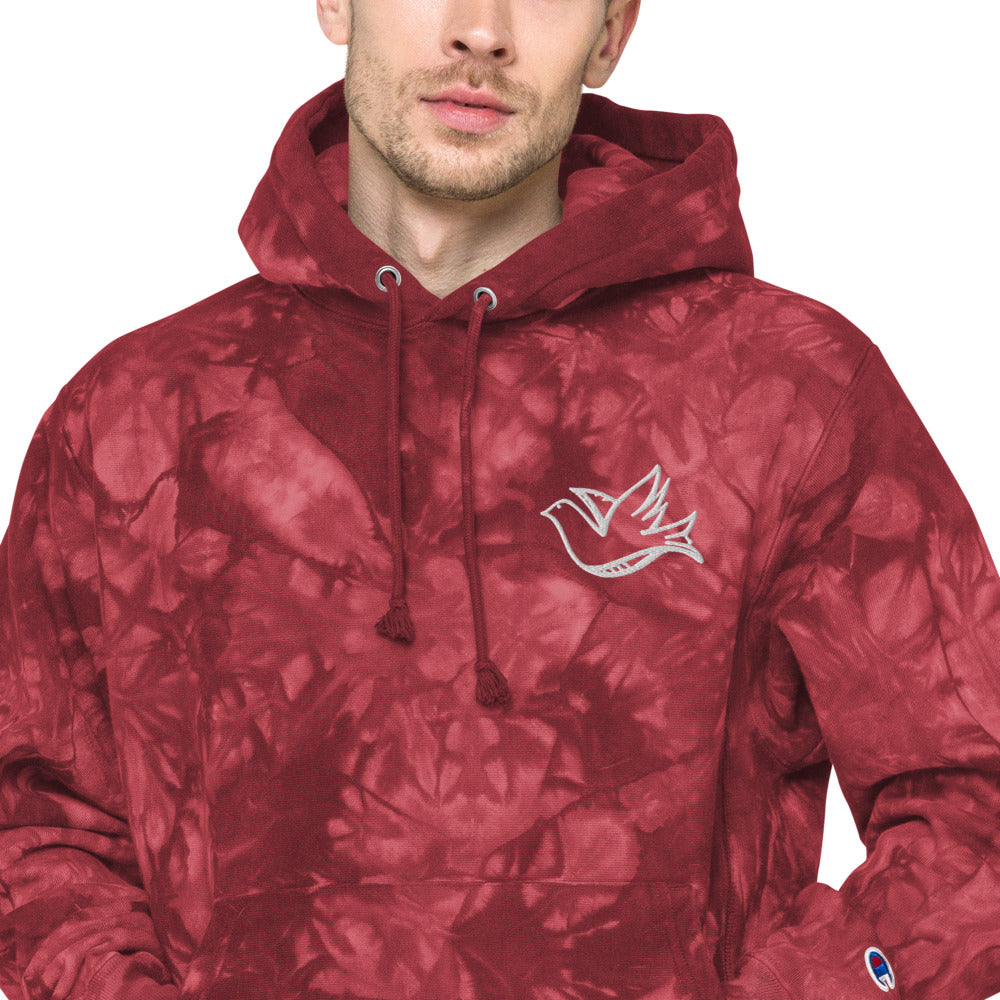LoveDove Unisex Champion tie-dye hoodie