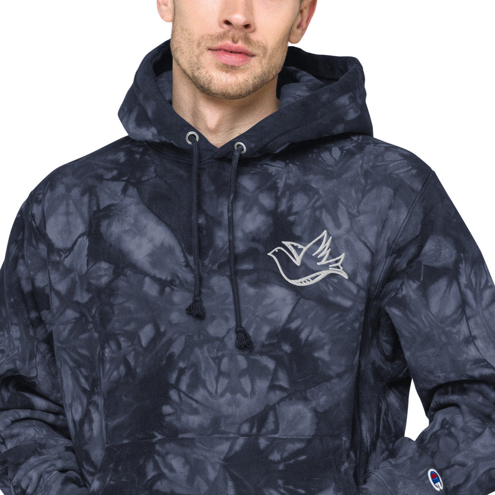 LoveDove Unisex Champion tie-dye hoodie